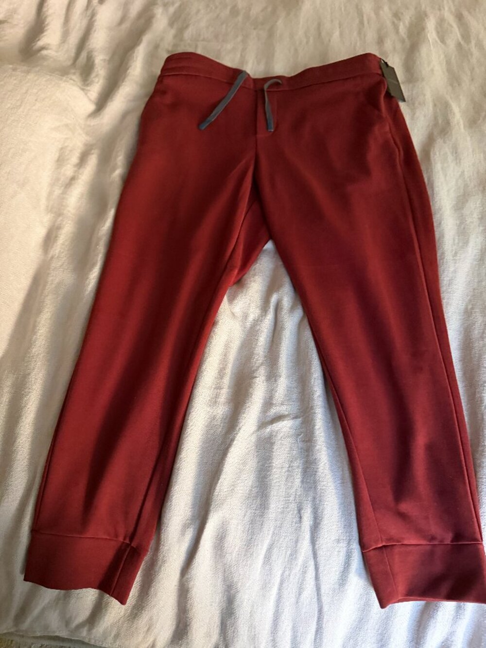 Bonobos Men's  Drawstring Burgundy  Joggers/Pants Size L Brand New!!